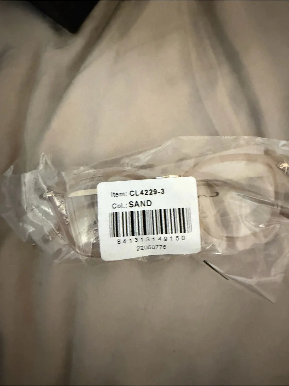 Carolina Lemke Beige Cat-Eye Optical Frames